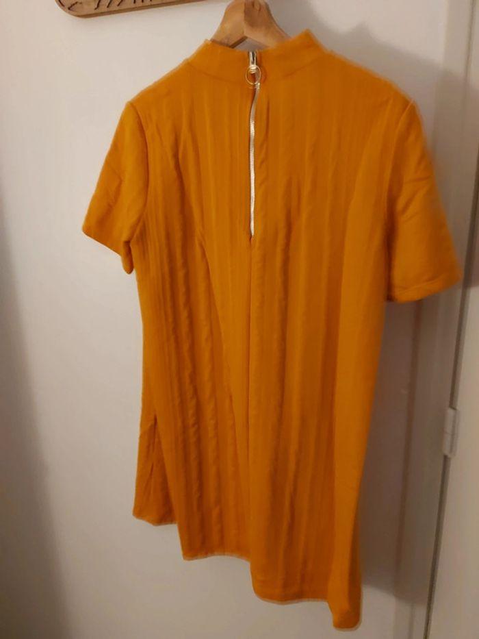 Robe jaune moutarde zara taille L - photo numéro 2