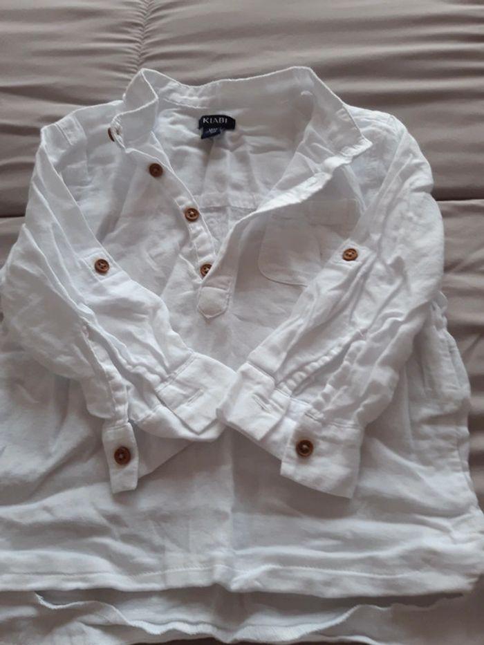 Chemise garçon blanche 18M Kiabi - photo numéro 2