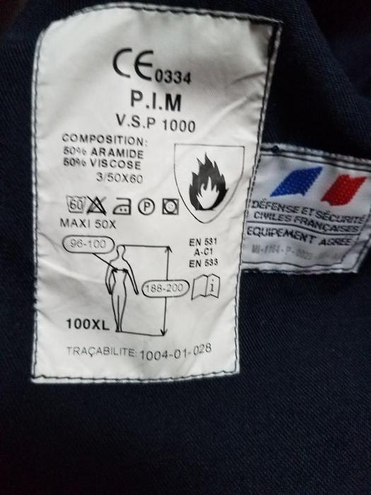 Veste pompier taille 96/100 - photo numéro 3