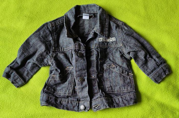 Veste en jean grise orchestra bébé 6m - photo numéro 1