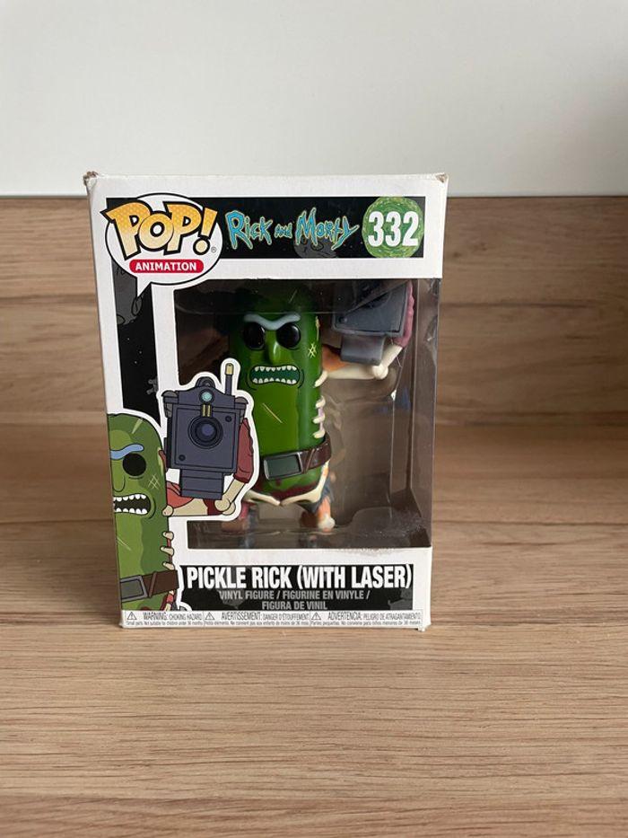 Figurine Funko Pop Rick et Morty : Pickle Rick 332 - photo numéro 1