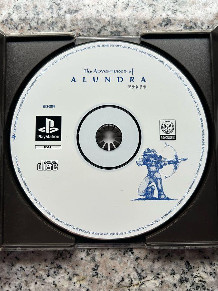 Jeu PlayStation 1 avec notice et boîte complet : Alundra, très bon état - photo numéro 5