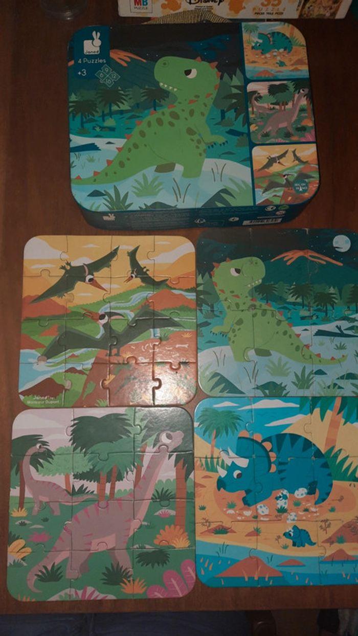 Puzzles dinosaures janod - photo numéro 1