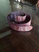 Ceinture femme rose Kaporal cuir