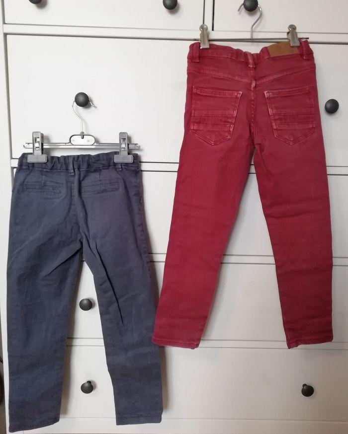 Lot 2 jeans garçon taille 6 ans - photo numéro 4