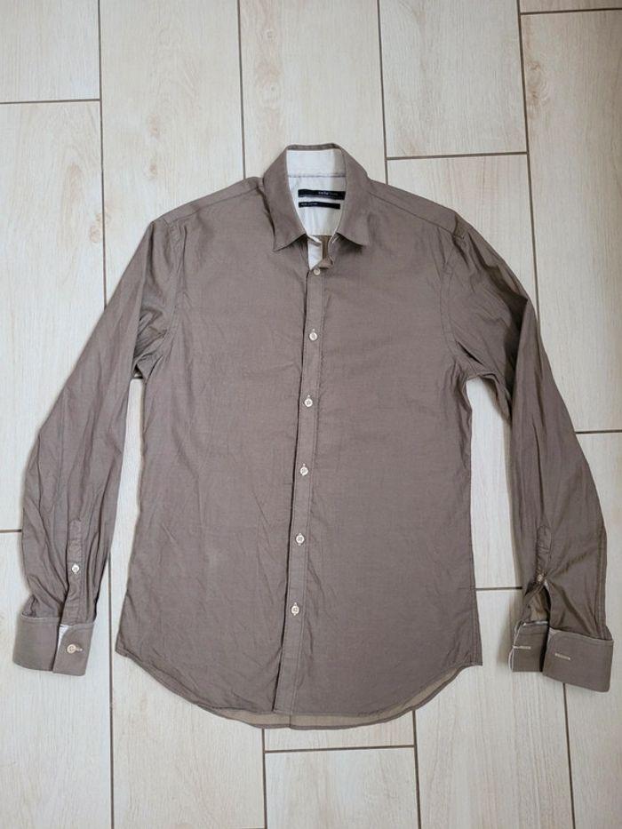 Chemise taupe - photo numéro 1