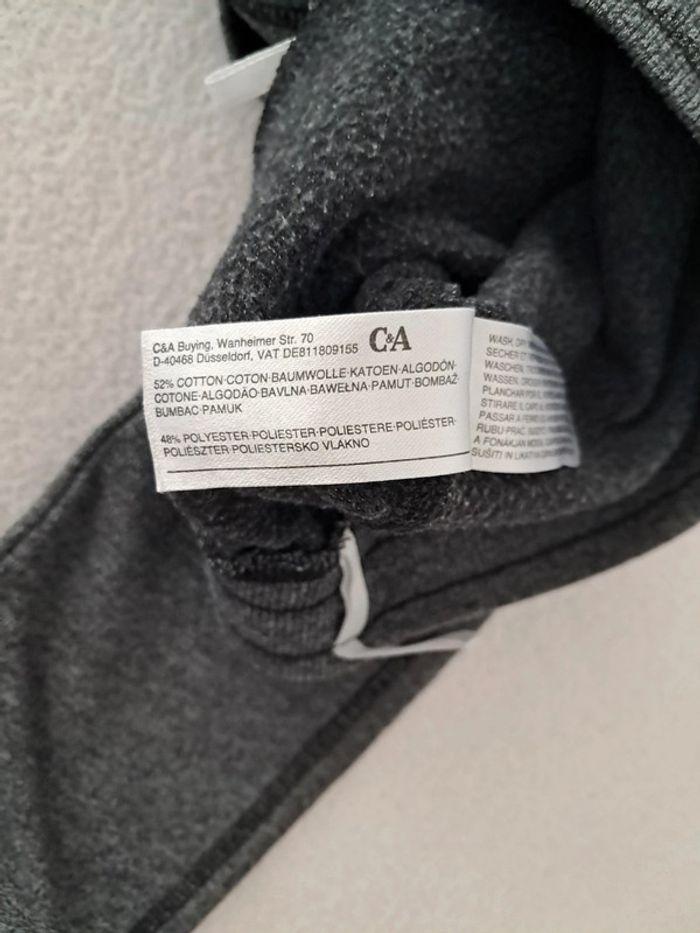 Pantalon de jogging gris chiné C&A 7 ans - photo numéro 4