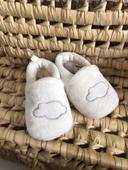 Chaussons bébé blanc