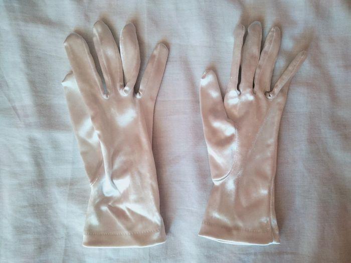 Gants blanc cérémonie - photo numéro 1