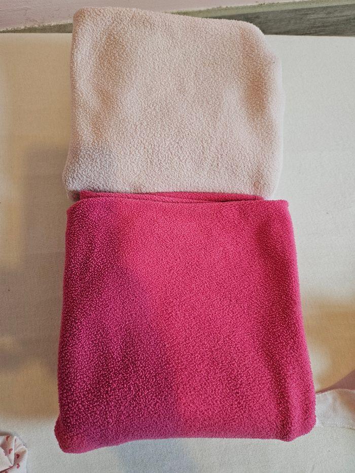 Lot de draps et couverture rose - photo numéro 2