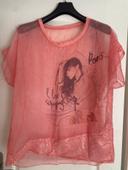 T shirt tulle