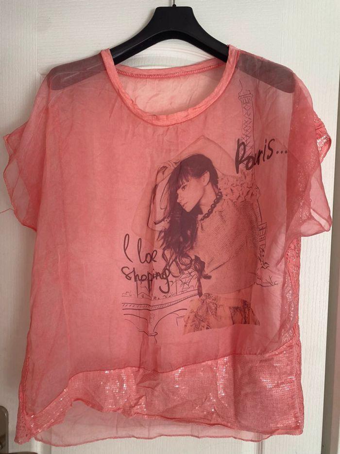 T shirt tulle - photo numéro 1