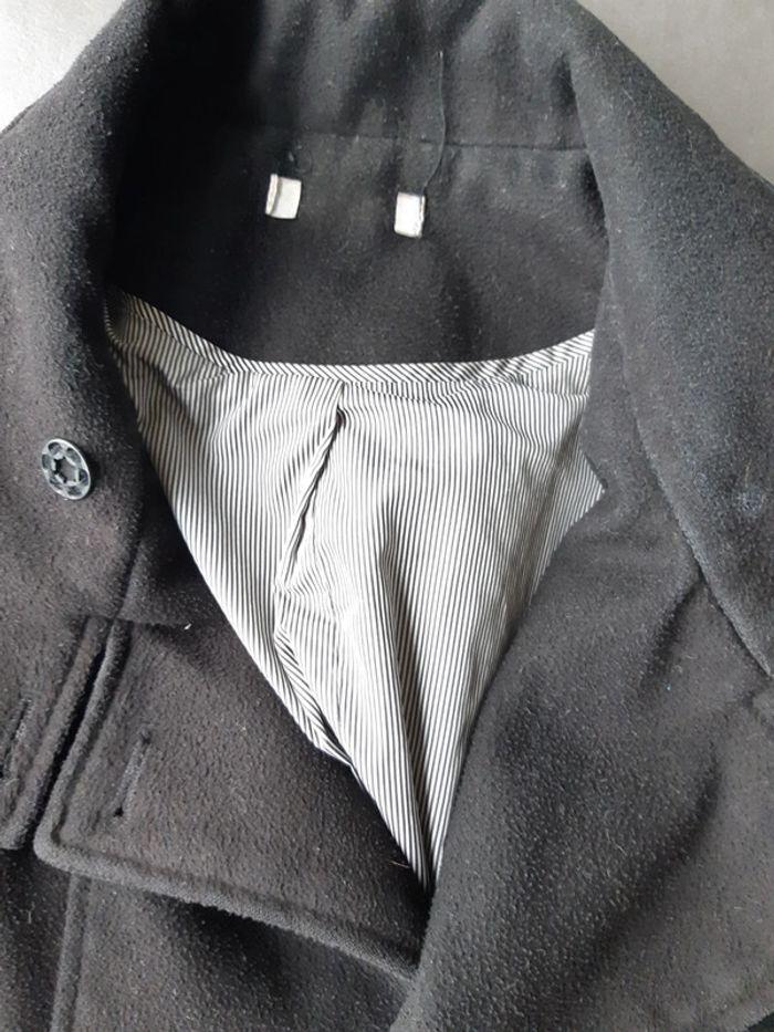 Manteau noir Promod - Boutons à recoudre - photo numéro 2