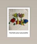 Hochets spirales pour poussette ou lit