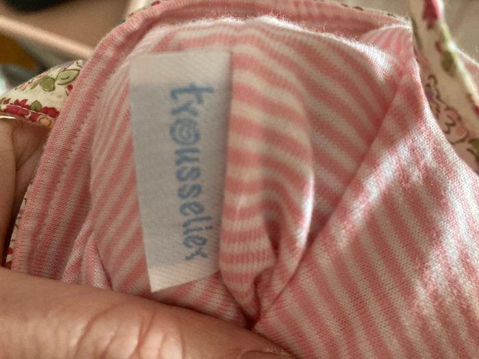 Trousselier petit sac cabas en tissu fleuri pour petite fille - photo numéro 4