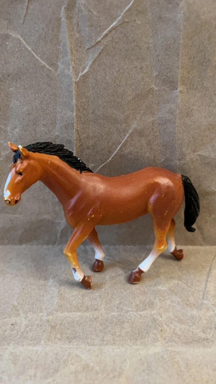 Lot de 5 figurines chevaux tissus et plastique 11cm x 2, 8cm et 6cm - photo numéro 11