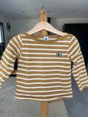 Sweat marinière petit bateau fin