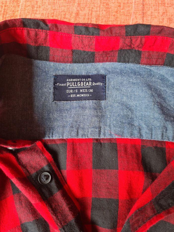 Chemise à carreaux homme Pull&Bear - photo numéro 3