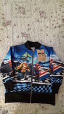 gilet Mario kart taille 2 ans