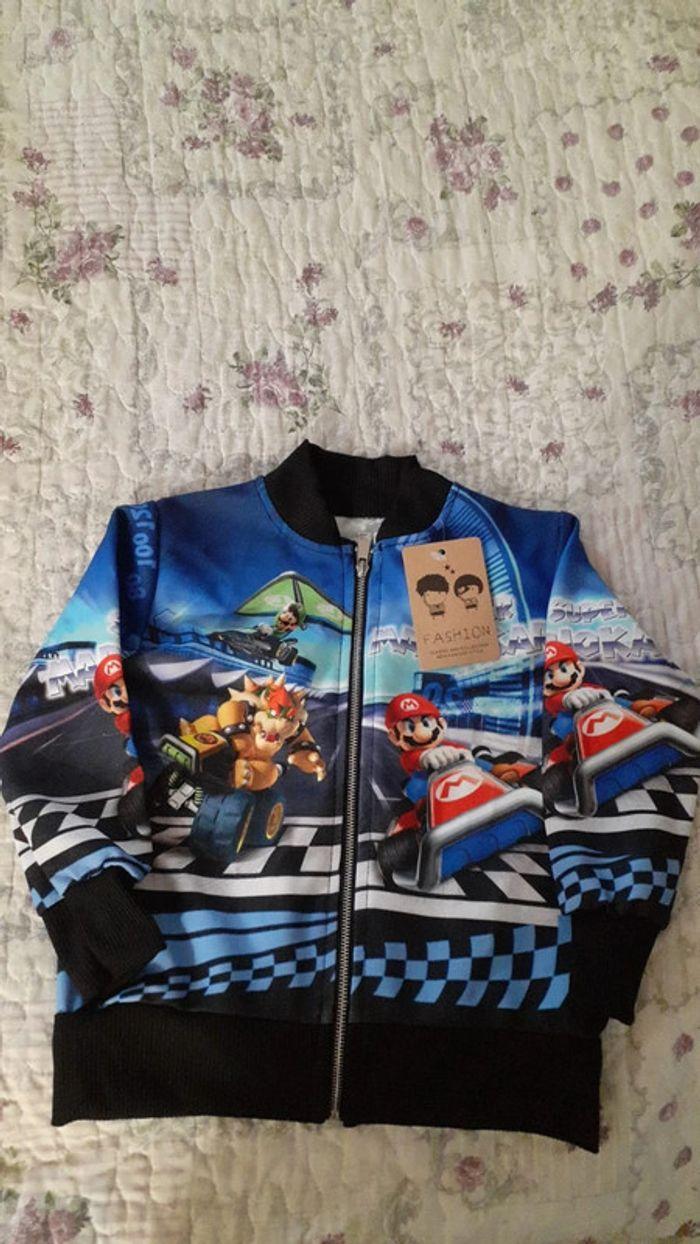 gilet Mario kart taille 2 ans - photo numéro 1