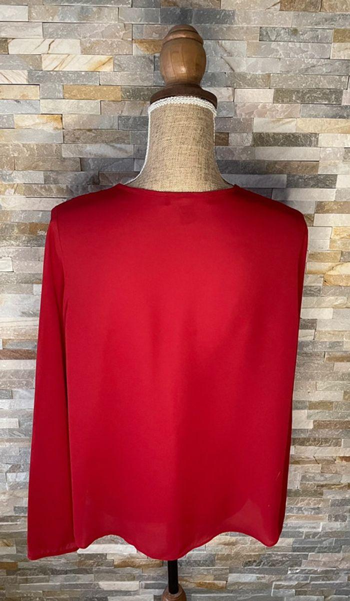 Blouse rouge Atmosphère taille 42 - photo numéro 2