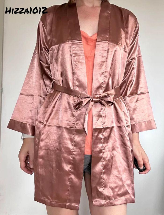 Ensemble pyjama 3 pièces satiné rose gold taille 36/38 💖 - photo numéro 7