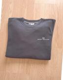 Sweat Sergio Tacchini Vintage logo brodé gris taille L