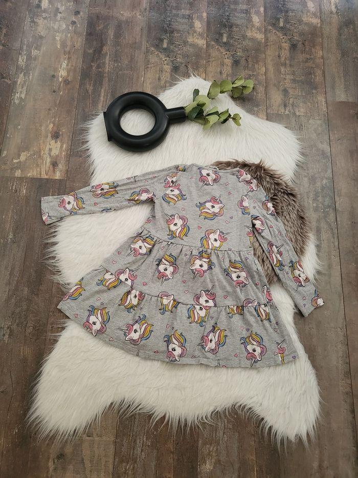 Robe d'hiver fille à manche longue taille 6 ans h&m licorne - photo numéro 5