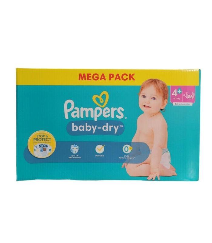 Pampers baby-dry Mega Pack Taille 4+