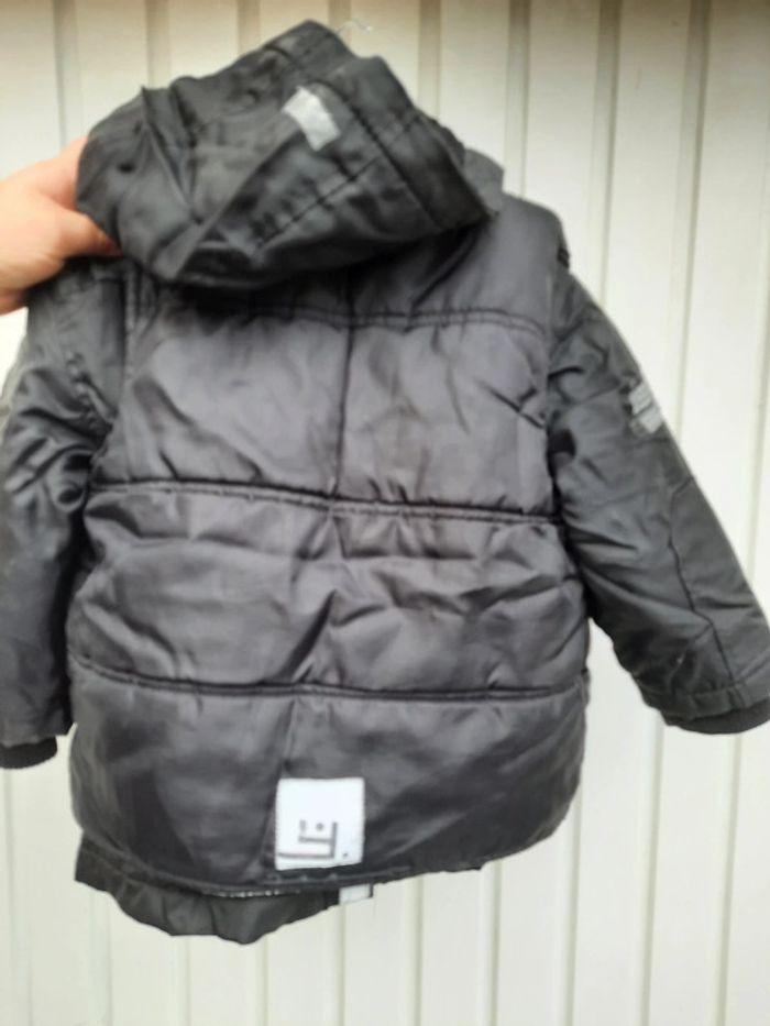 veste enfant 94cm 3ans Y noir sur veste sans manche amovible - photo numéro 2