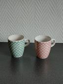 Lot 2 tasses mug