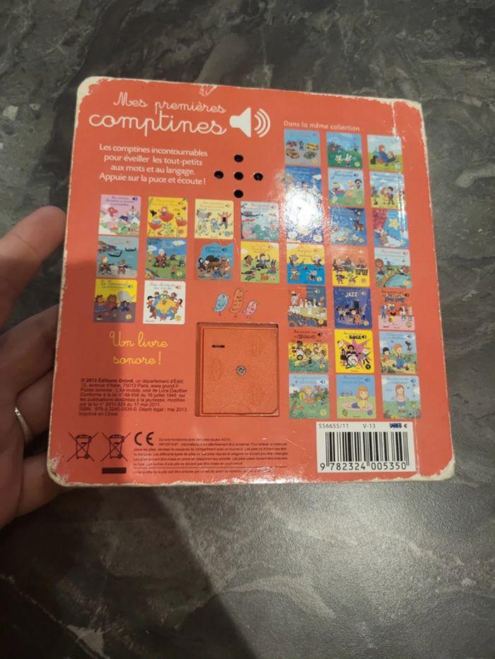 Livre sonore mes premières comptines,les piles sont à changer - photo numéro 3