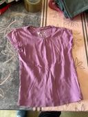 T shirt violet 3 ans NKY