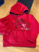 Sweat rouge dinosaures