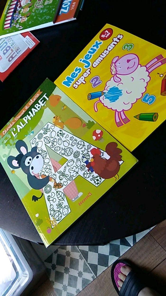 Lot de 2 livres de coloriage/activité. - photo numéro 1