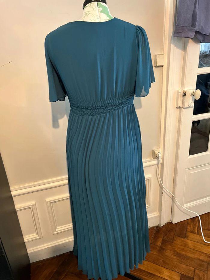 Robe de cocktail bleu turquoise - photo numéro 6