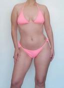 Bikini triangle rose fluo Tribord