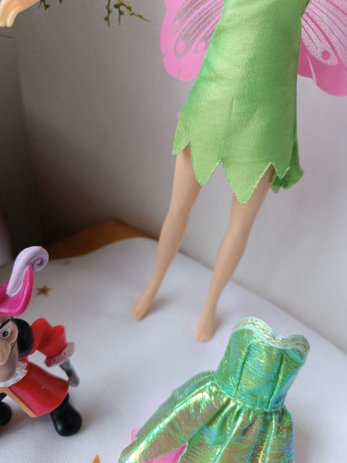 Disney poupée flexible mannequin doll tinkerbell tinker fée clochette capitaine hook silvermist - photo numéro 5