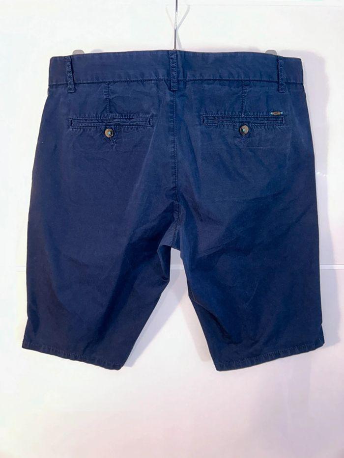 Bermuda chino bleu uni - photo numéro 4