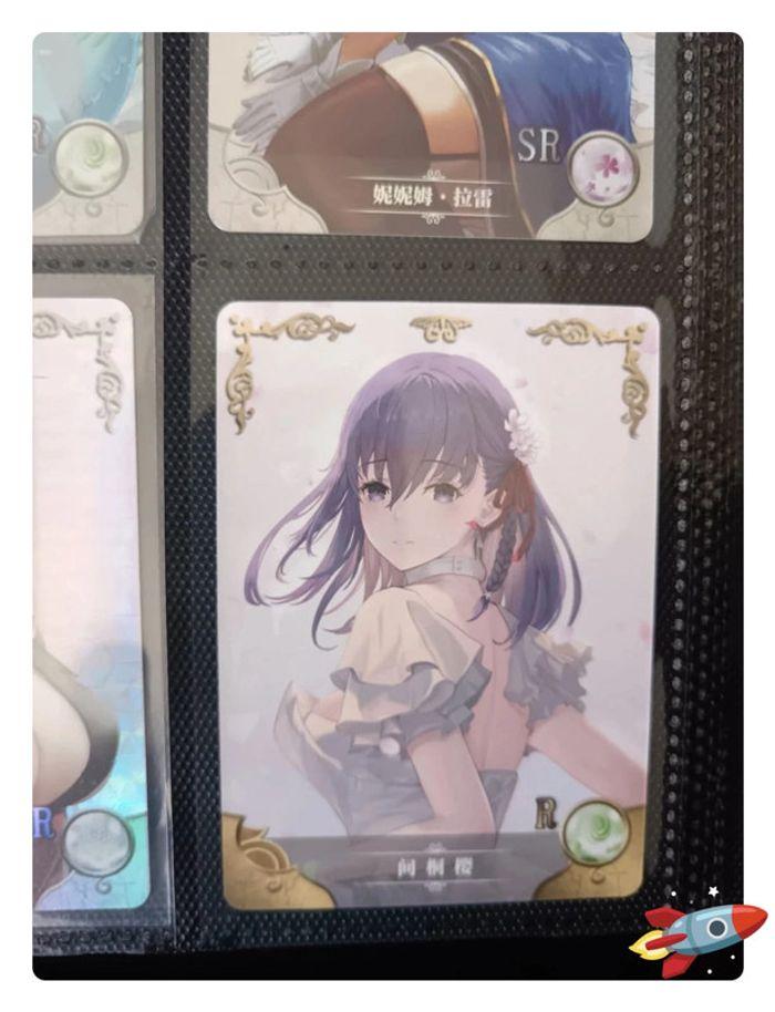 Lot 6 cartes animé Waifu - photo numéro 6