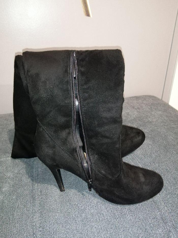 Bottes cuissardes noires taille 39 - photo numéro 4