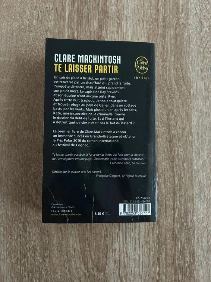 Livre te laisser partir de Clare Mackintosh - photo numéro 2