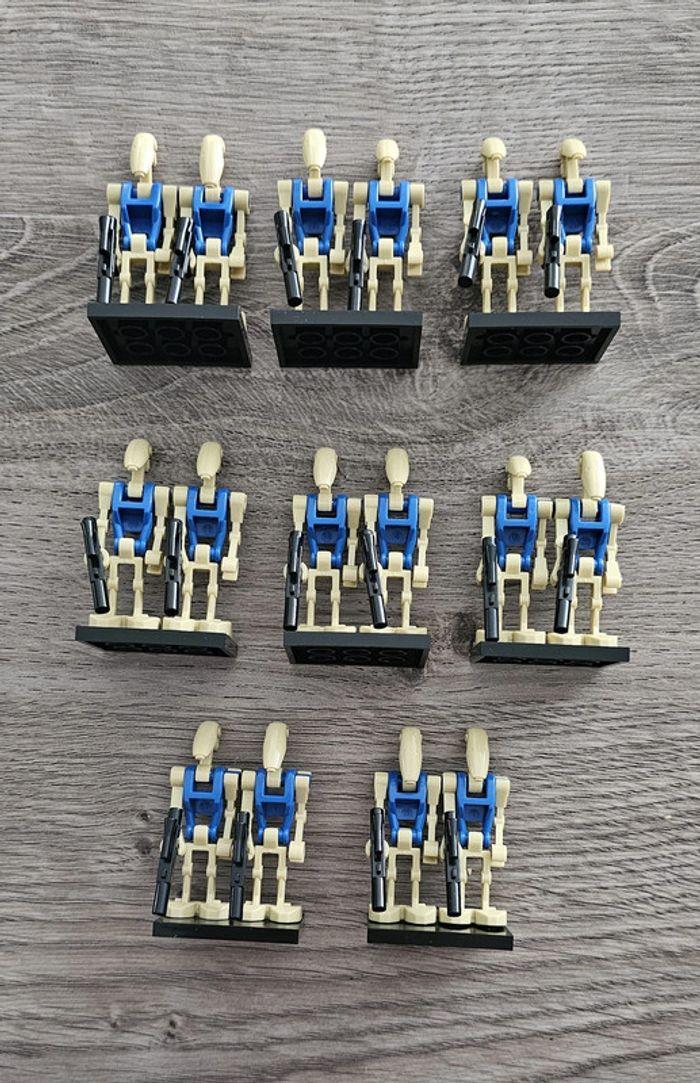 Minifigurine Star Wars : Lot de 16 droïdes de combat (compatible Lego)