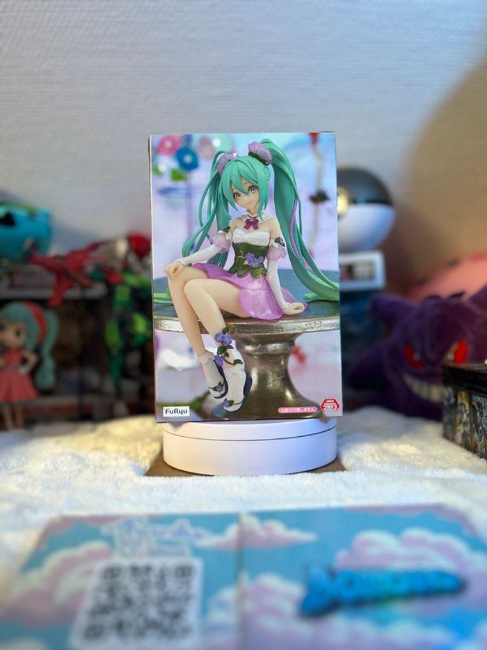 Figurine Noodle Stopper Hatsune Miku Flower Fairy Asagao Pink - photo numéro 3