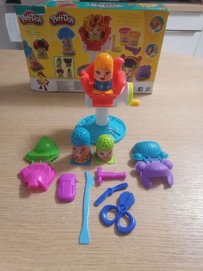 Lot Play Doh coiffeur avec spatule