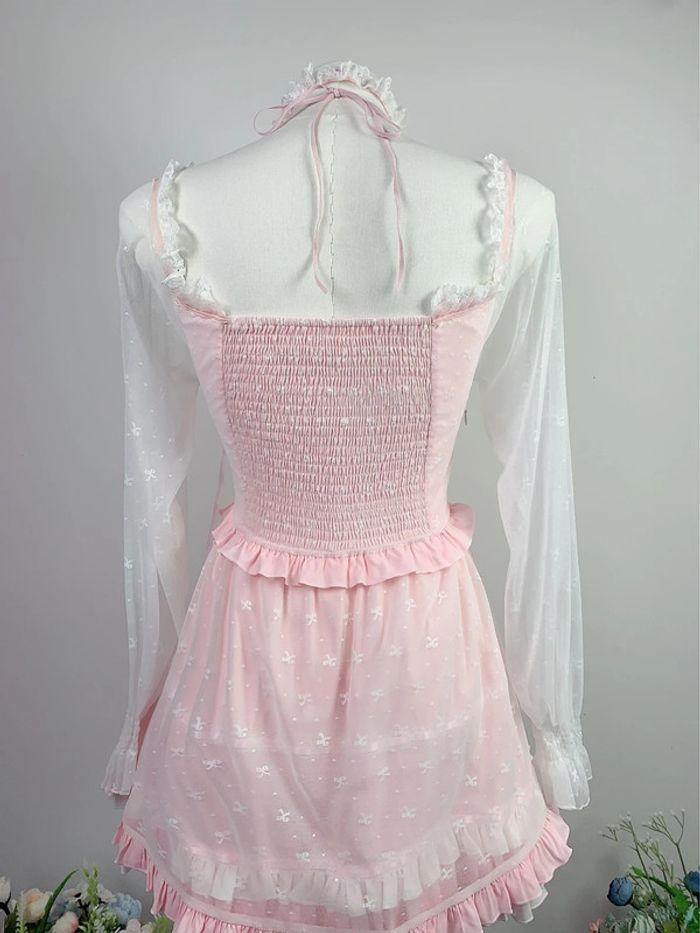 Dress Robe Pink Barbie Cute Kawaii Manga Anime Cosplay Lolita - photo numéro 7