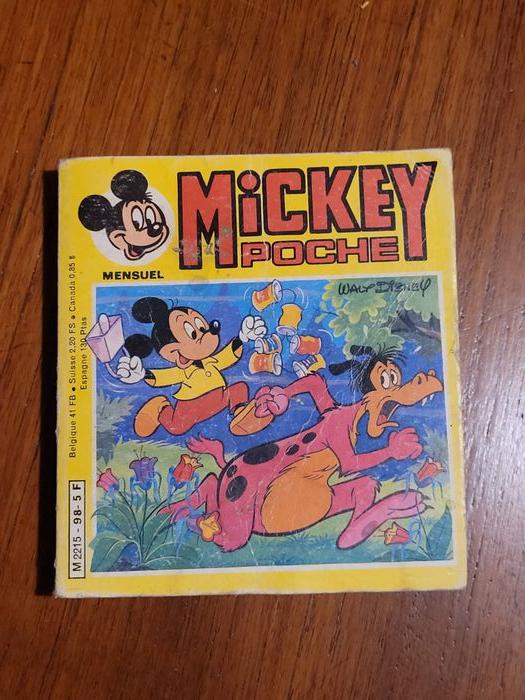 5 Mickey poche - Disney - vintage 1982 - photo numéro 4