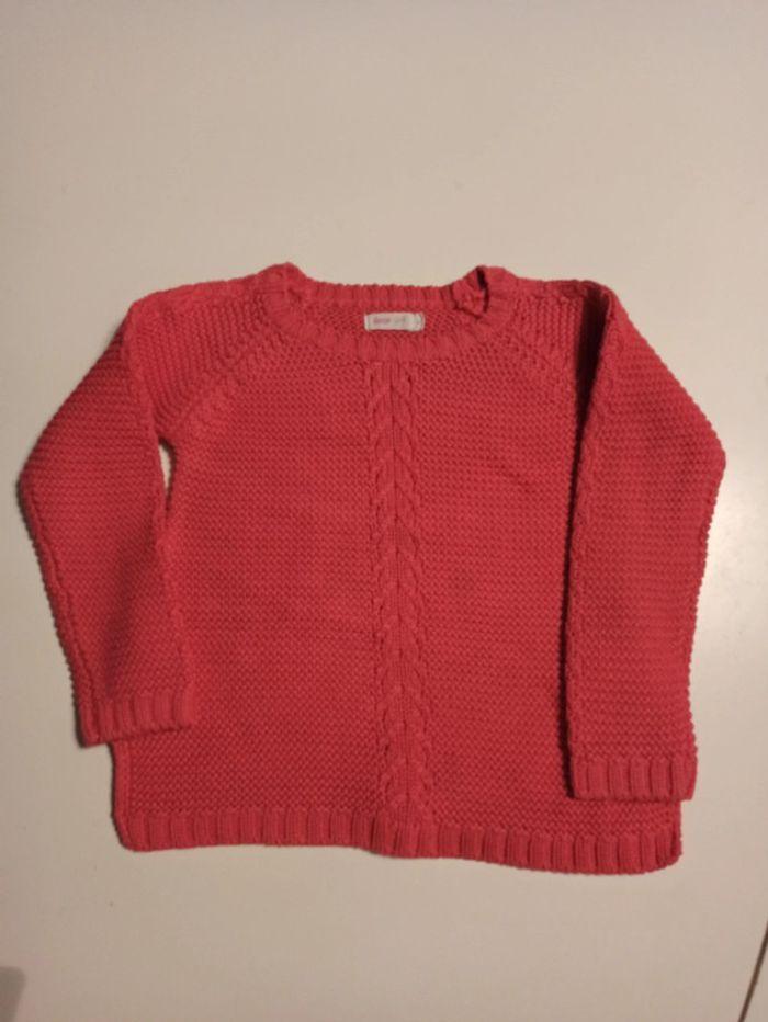 Pull épais corail 5 ans