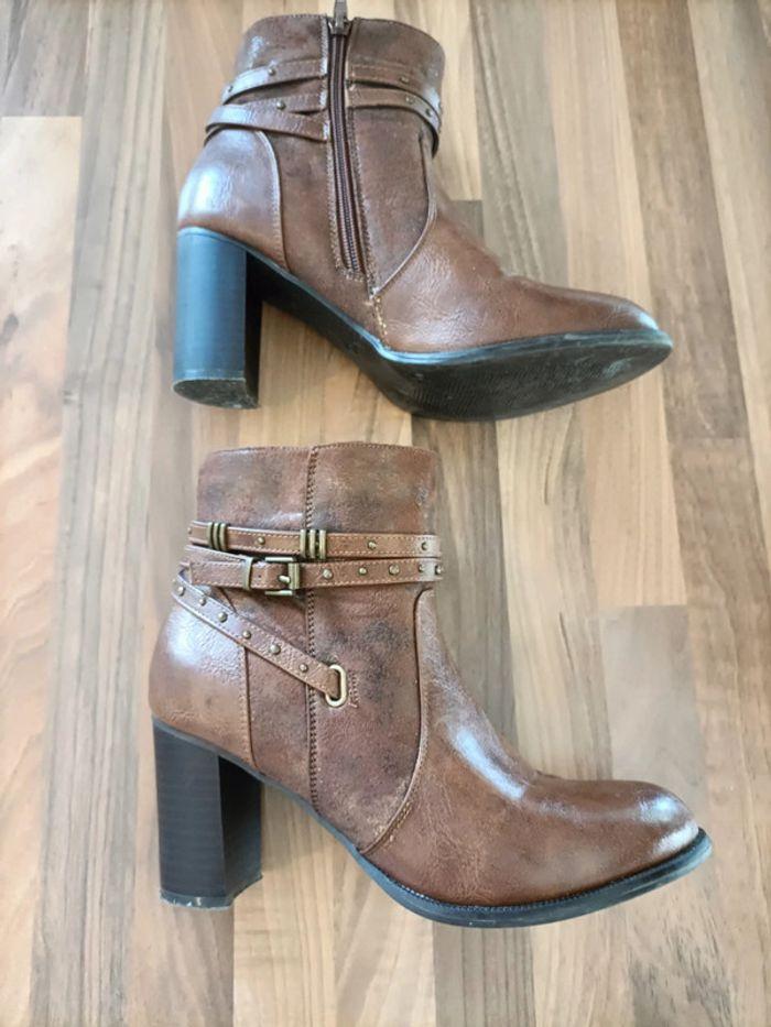 Bottines marron 38 - photo numéro 6