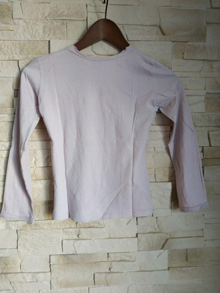 T-shirt Zara rose pâle ttbe 9/10 ans - photo numéro 3